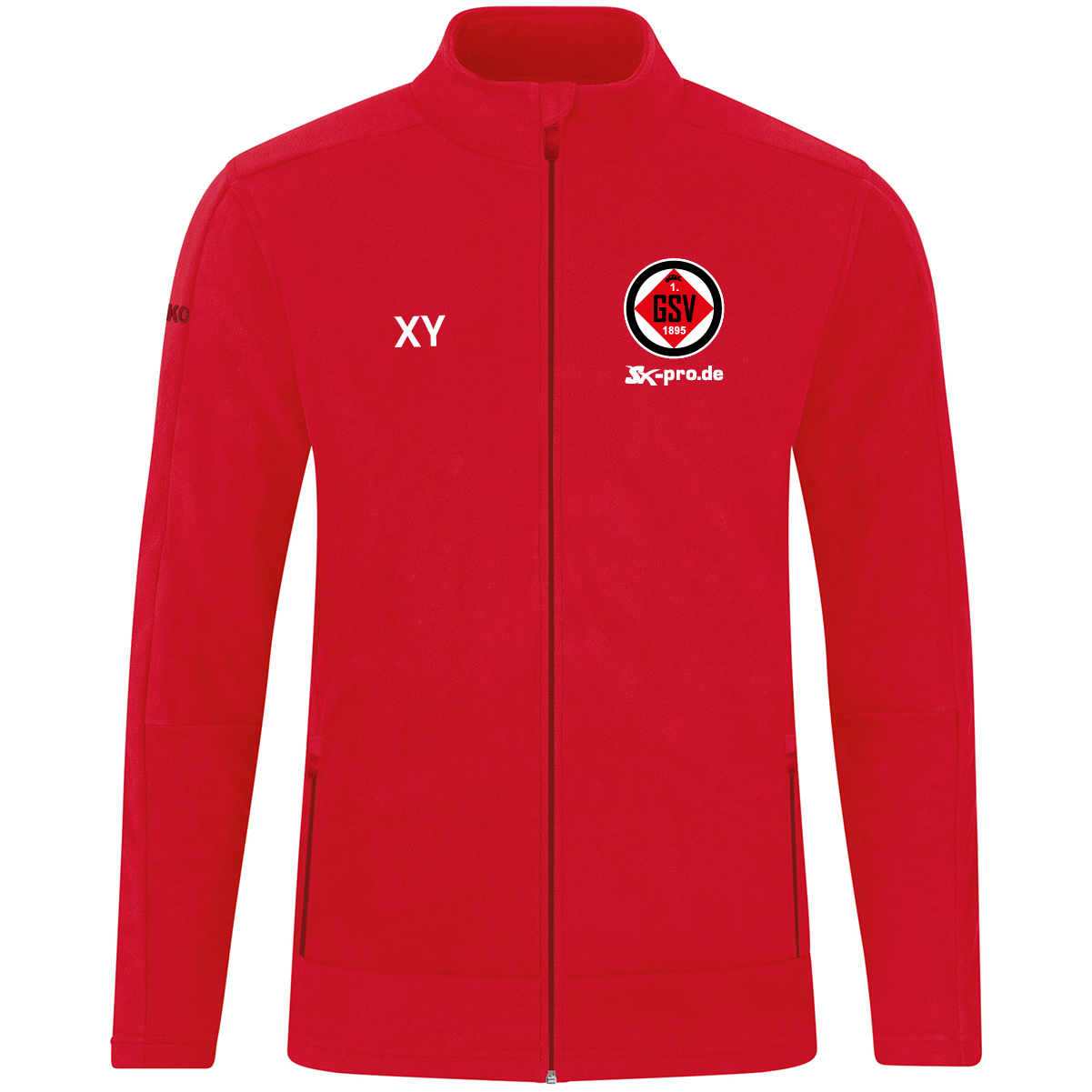 JAKO Fleecejacke inkl.Wappen (Initialen optional)