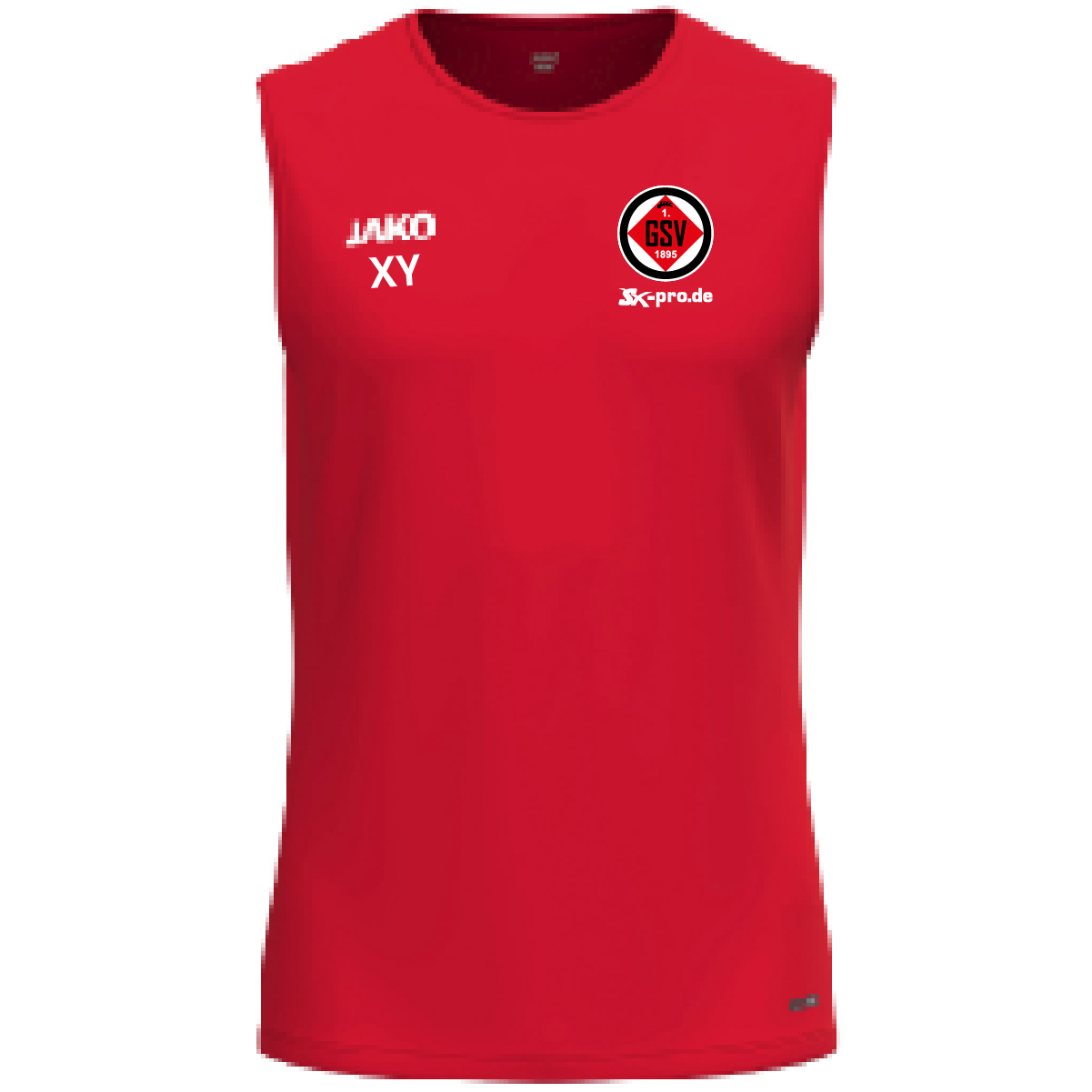 JAKO Tanktop One inkl.Wappen und Vereinsname (Initialen optional)