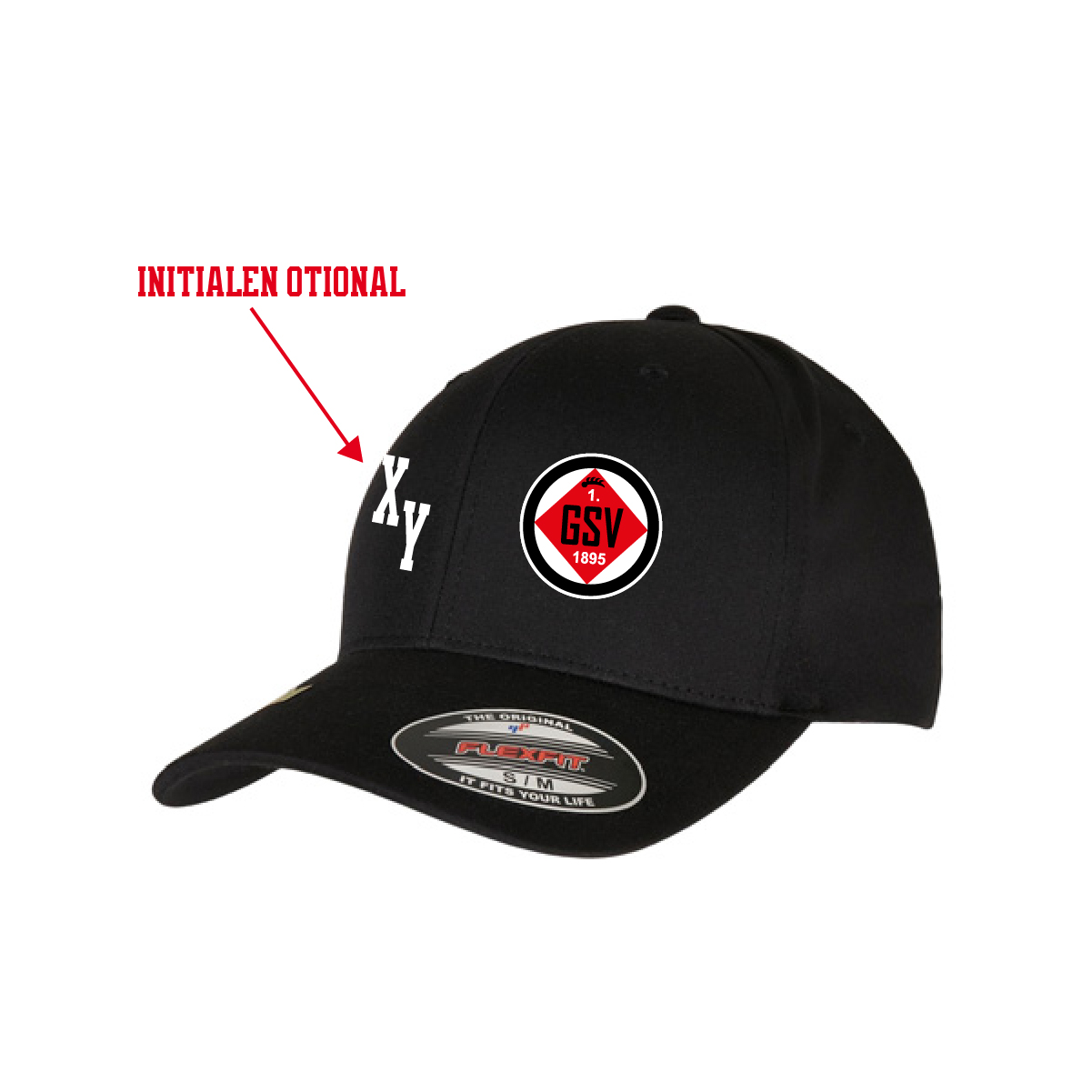 Flexfit Recycled Polyester Cap inkl.Wappen (Initialen optional)