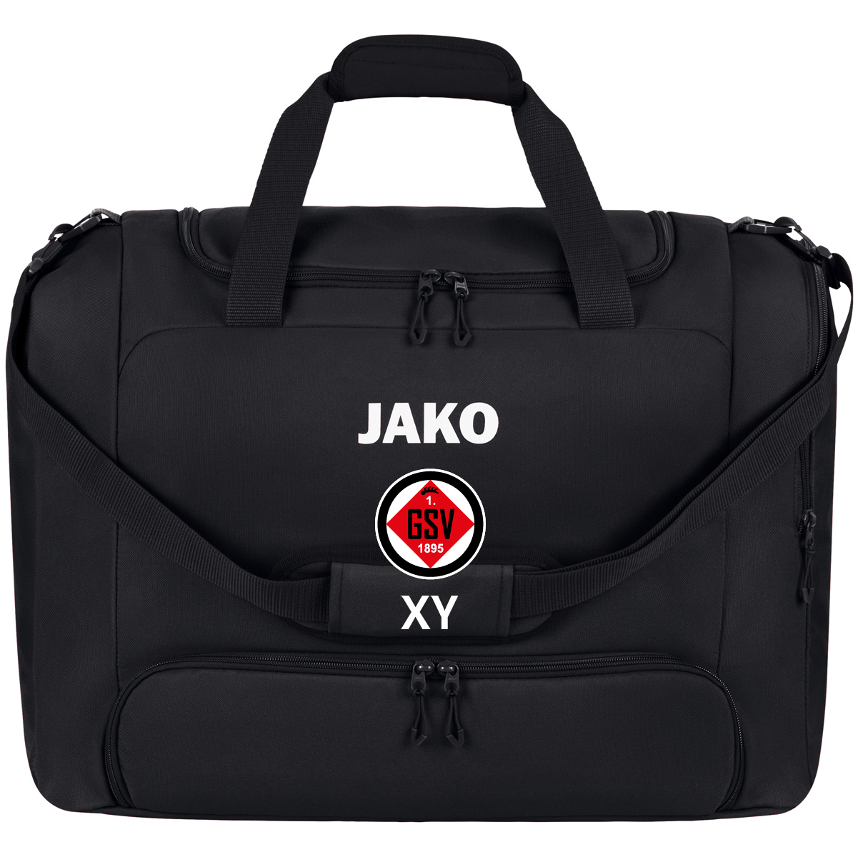 JAKO Sporttasche One mit Bodenfach inkl.Wappen (Initailen optional)