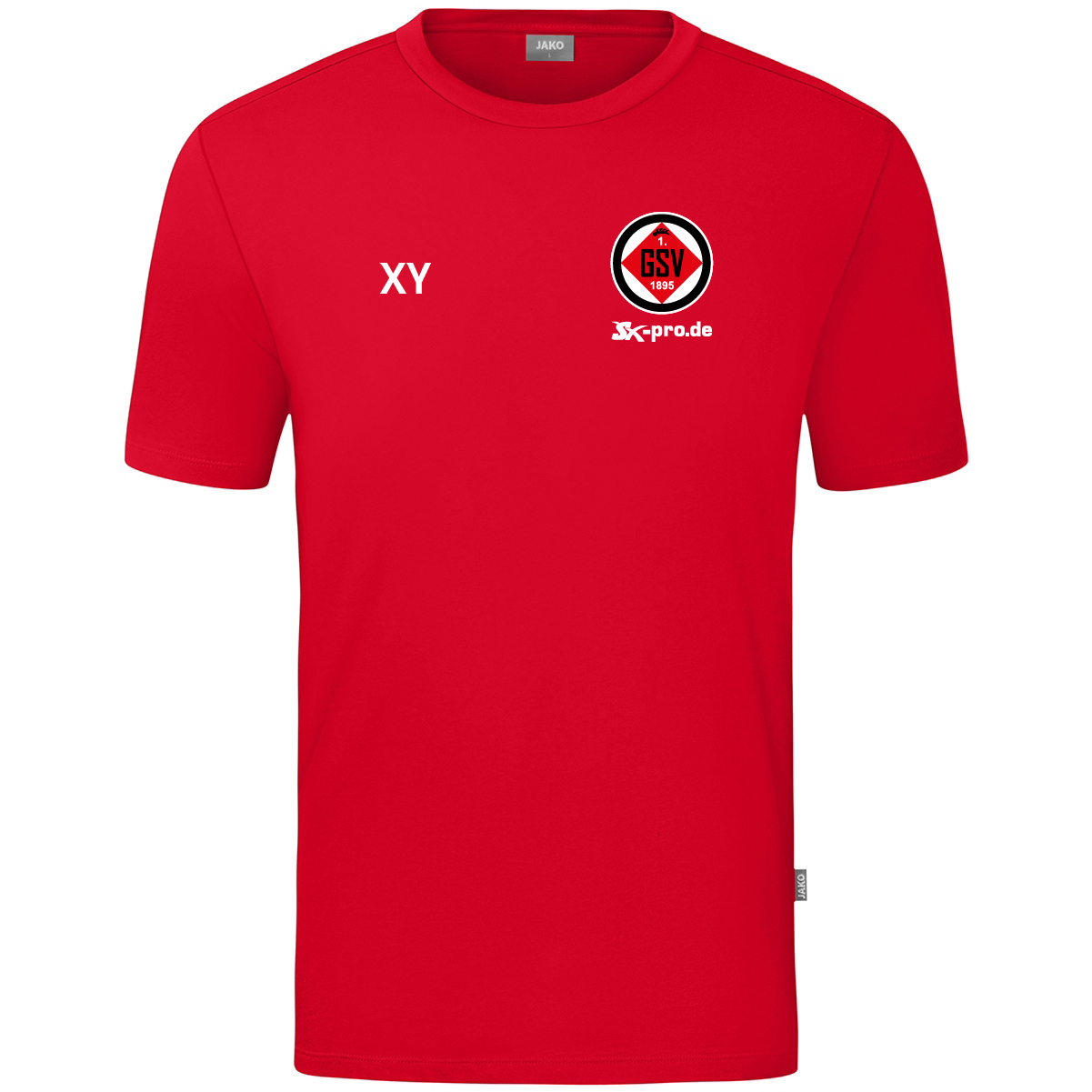 JAKO T-Shirt Organic  inkl.Wappen und Vereinsname (Initialen optional)