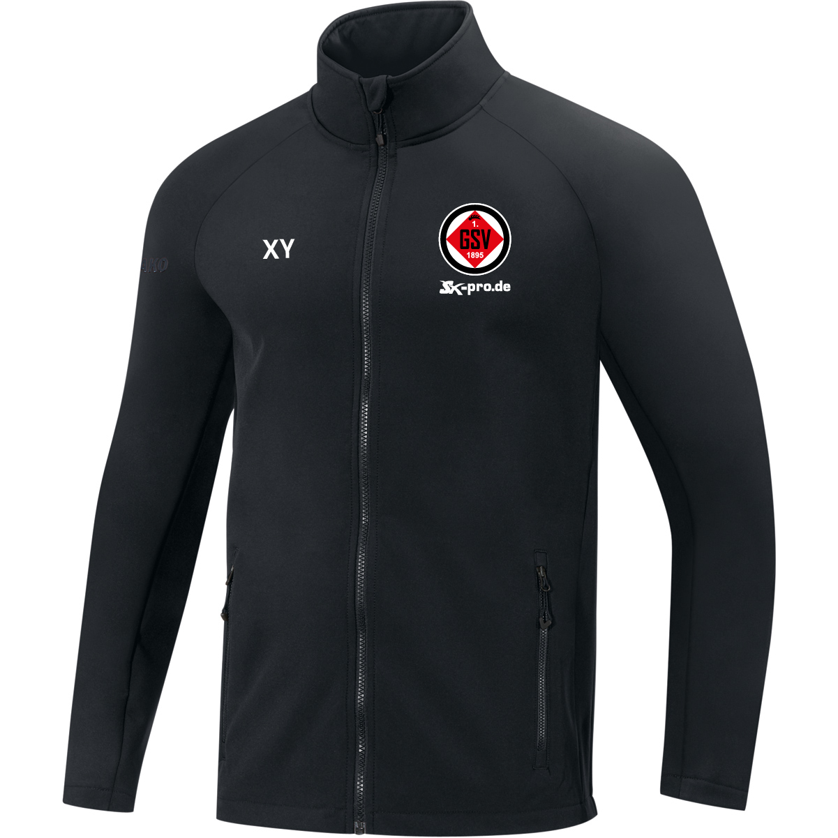 JAKO Softshelljacke Team inkl.Wappen (Initialen optional)