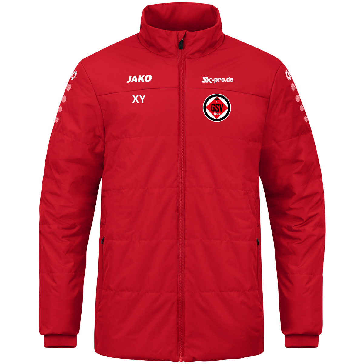 JAKO Coachjacke Team inkl.Wappen und Vereinsname (Initialen optional)