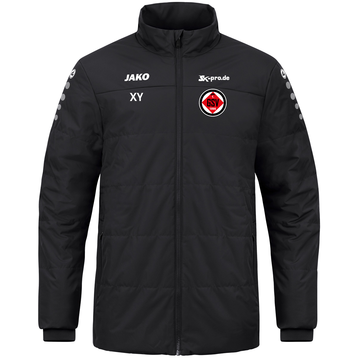 JAKO Coachjacke Team inkl.Wappen und Vereinsname (Initialen optional)