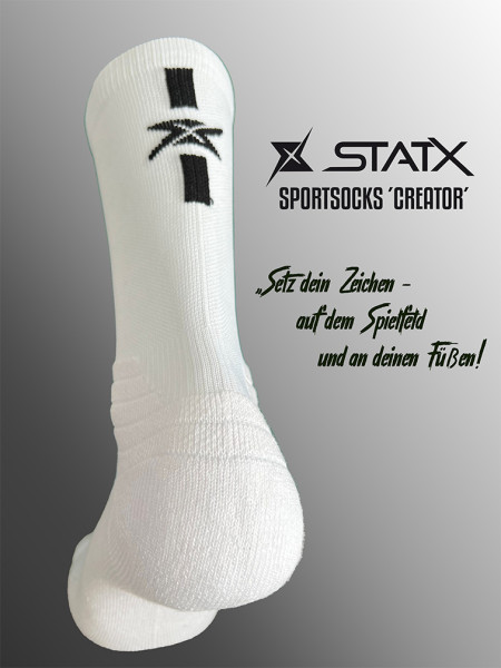 StatX Socken Creator inkl. Wappen (Initialen optional)