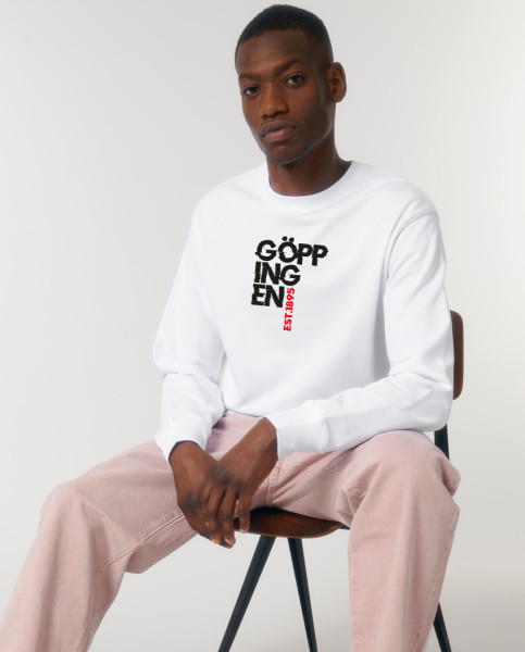 Matcher Unisex Sweatshirt White inkl. Druckmotiv