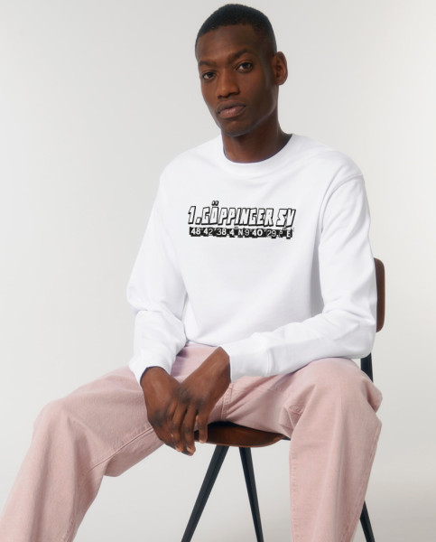 Matcher Unisex Sweatshirt White inkl. Druckmotiv