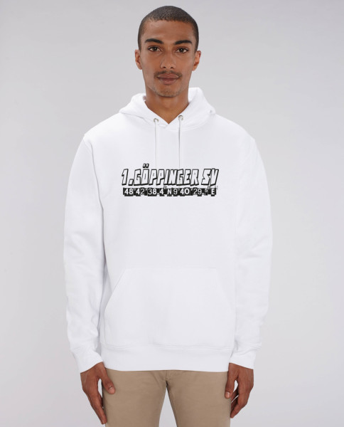 Cruiser Unisex Hoodie White inkl. Druckmotiv