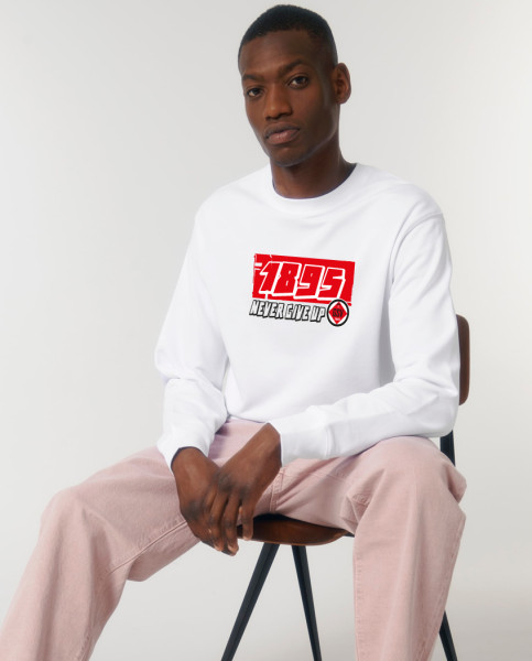 Matcher Unisex Sweatshirt White inkl. Druckmotiv