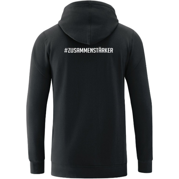 Iconic Unisex Hoodie Organic inkl. Wappen (stn) u. Rückenmotiv (Initialen optional)