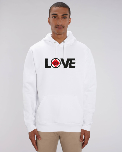 Cruiser Unisex Hoodie White inkl. Druckmotiv
