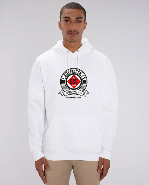 Cruiser Unisex Hoodie White inkl. Druckmotiv